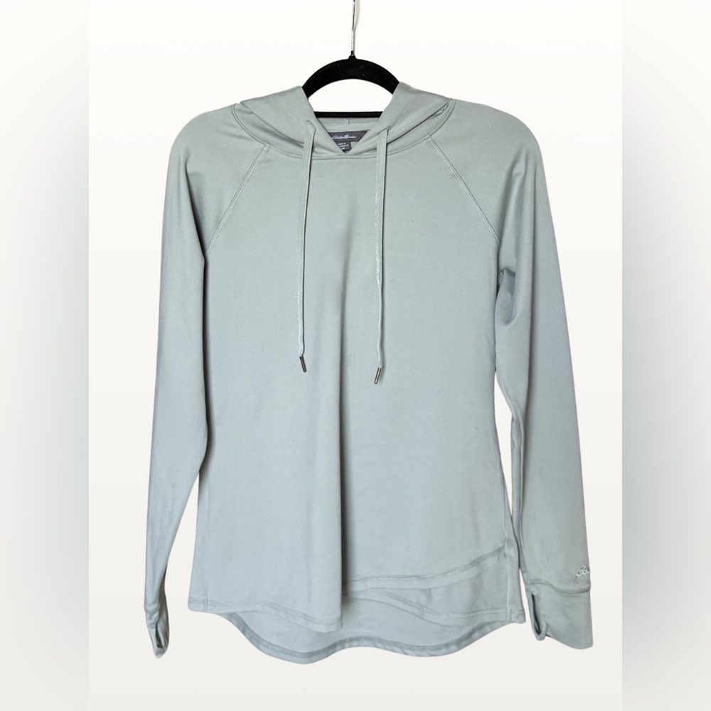 🌿 Eddie Bauer Performance Hoodie in Muted Sage Green 🌿
